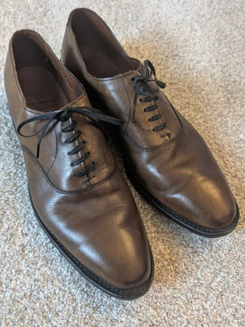 Allen Edmonds Bourbon Carlyle Shoes 12D